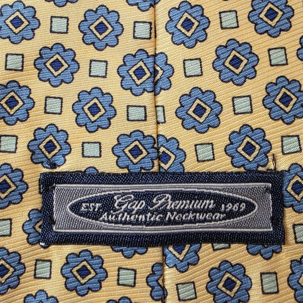 Gap Necktie‎ Lot 4 Mens OS Multicolor Silk Patterned Floral Geometric Ladybug